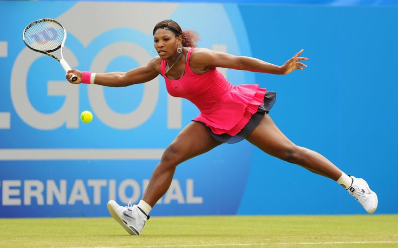 Serena Williams Wearing Hot Pink at the AEGON International in 2011