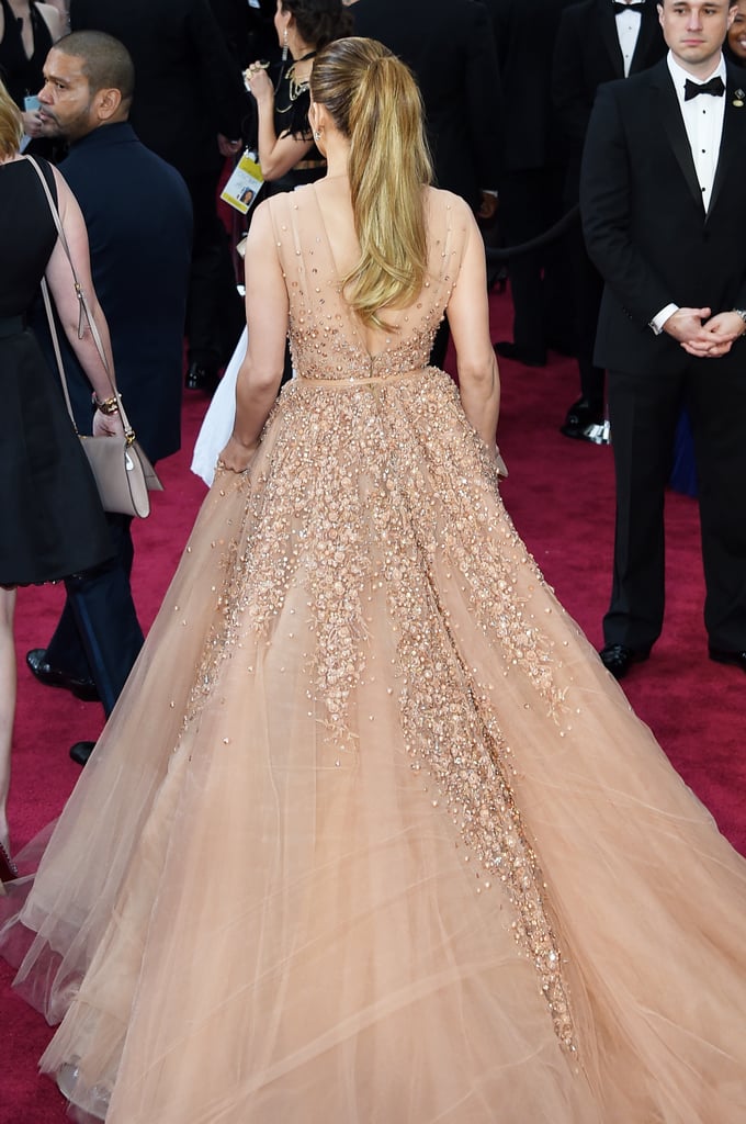 Jennifer Lopez in Elie Saab at the 2015 Oscars | Jennifer Lopez's Dress ...