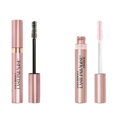 L'Oréal Paris Voluminous Lash Paradise Mascara and Primer Kit — Blackest Black and Millennial Pink