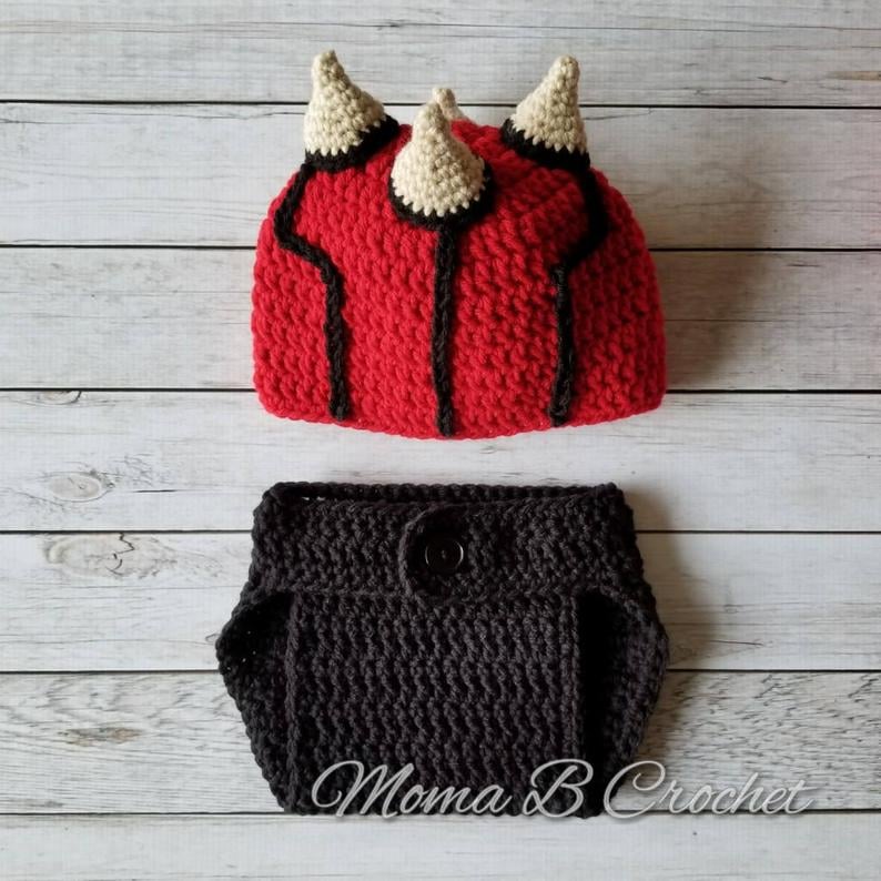 Crochet Darth Maul Baby Set
