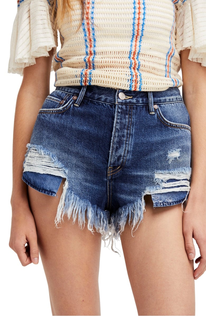 Free People Loving Good Vibrations Shorts