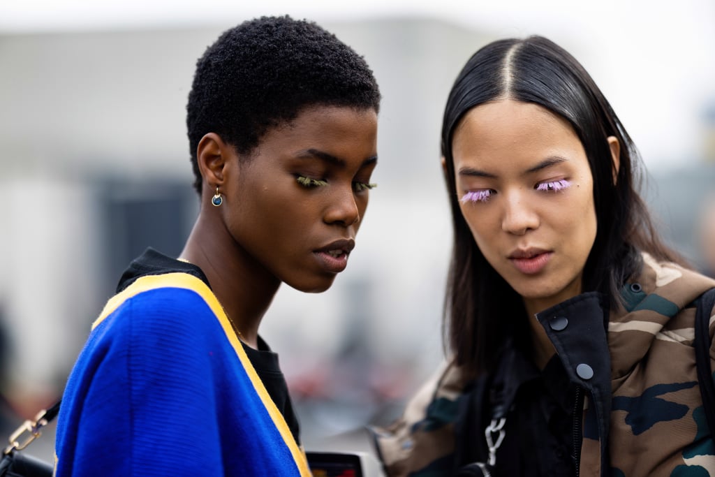 Colourful Fake Eyelashes in the Prada Fall 2023 Runway Show