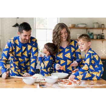 Unique Christmas Family Pajamas Matching Fill Holiday Pizza