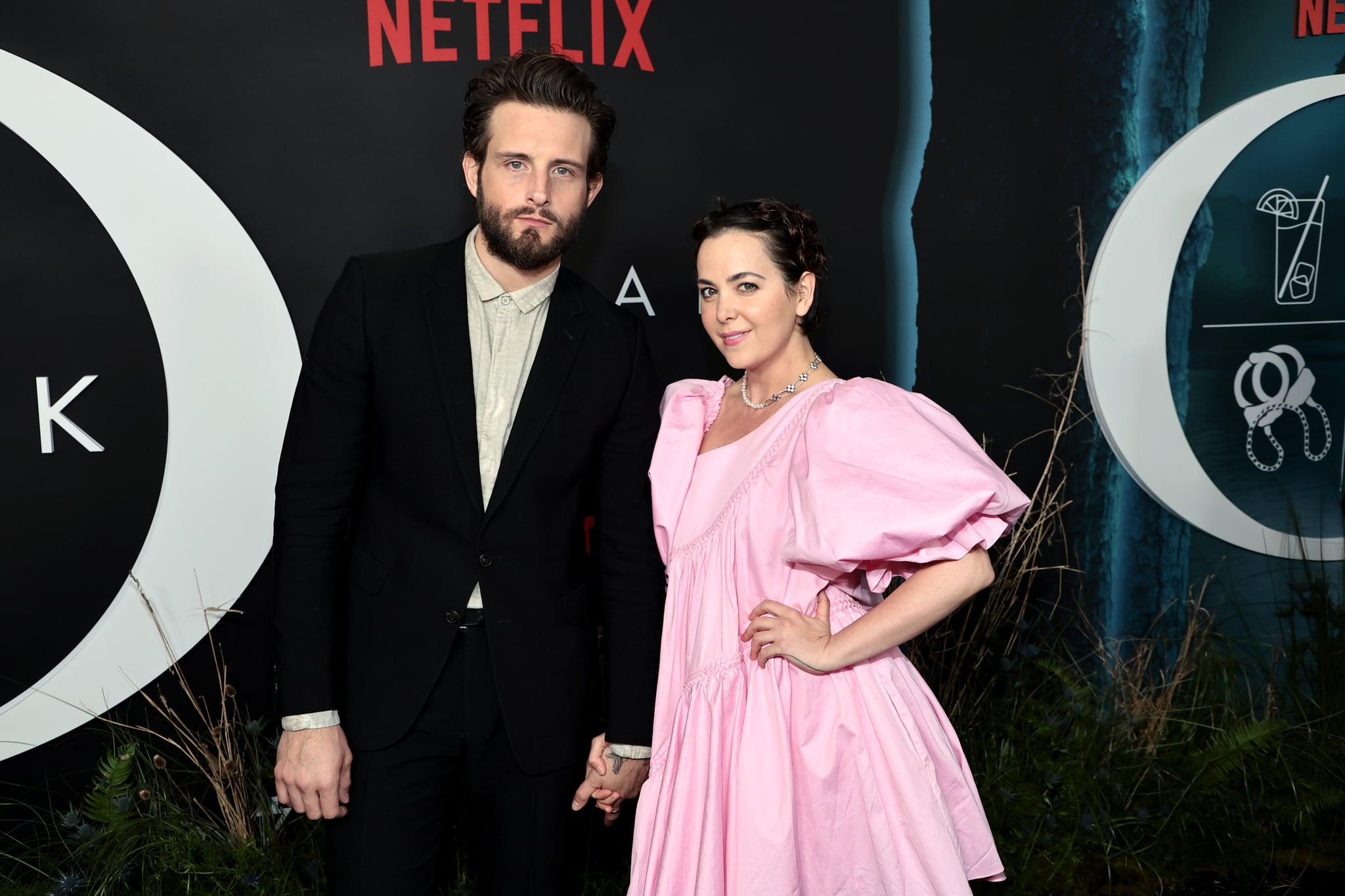 NEW YORK, NEW YORK - APRIL 21: Nico Tortorella and Bethany C. Meyers attend Netflix's 
