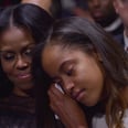 Even Malia Obama Can't Hold Back Tears During Barack's Farewell Address
