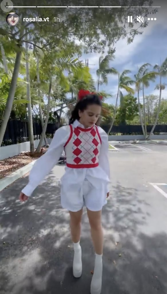 Rosalía's Geometric Kollyy Sweater Vest Is So Cher Horowitz