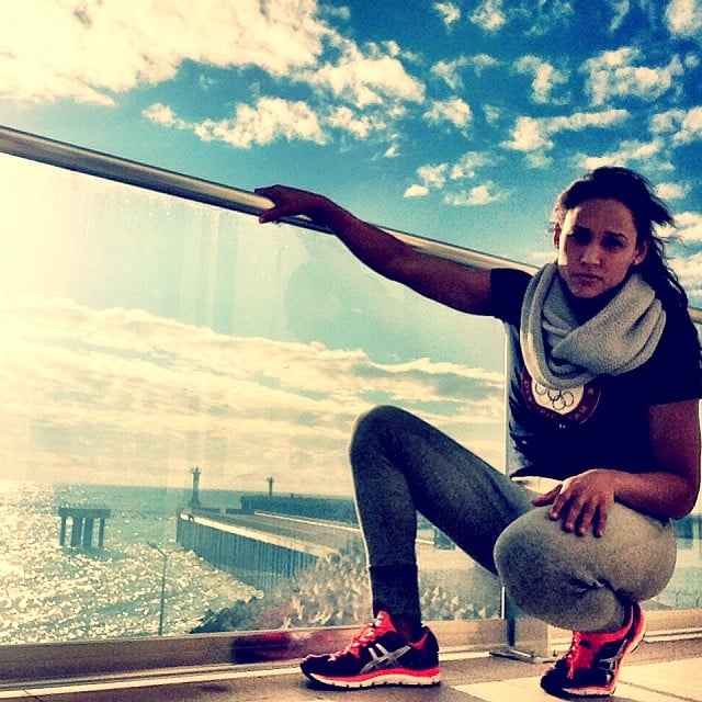 Summer and Winter Olympian Lolo Jones showed off the view from her room. 
Source: Instagram user lolojones