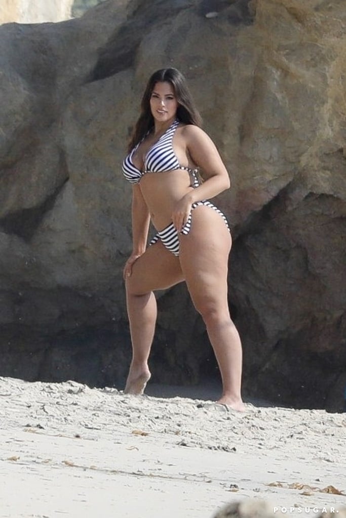 Ashley Graham Bikini Beach Photo Shoot November 2018