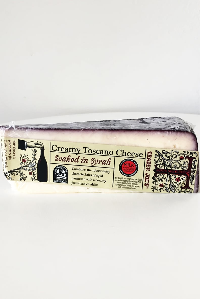 Best Trader Joe's Cheese: Creamy Toscano Cheese Soaked in Syrah
