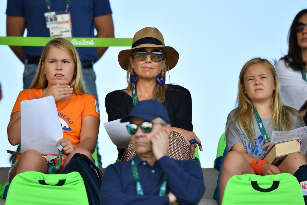 Queen Maxima's Earrings at the Olympics Summer 2016