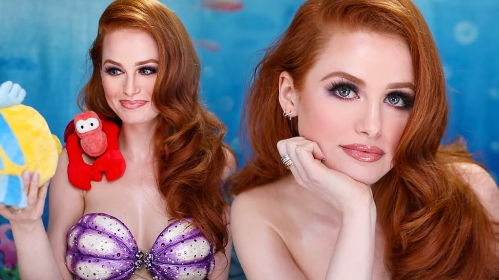 DISNEY'S LITTLE MERMAID MAKEUP TUTORIAL on Madelaine Petsch | PatrickStarrr