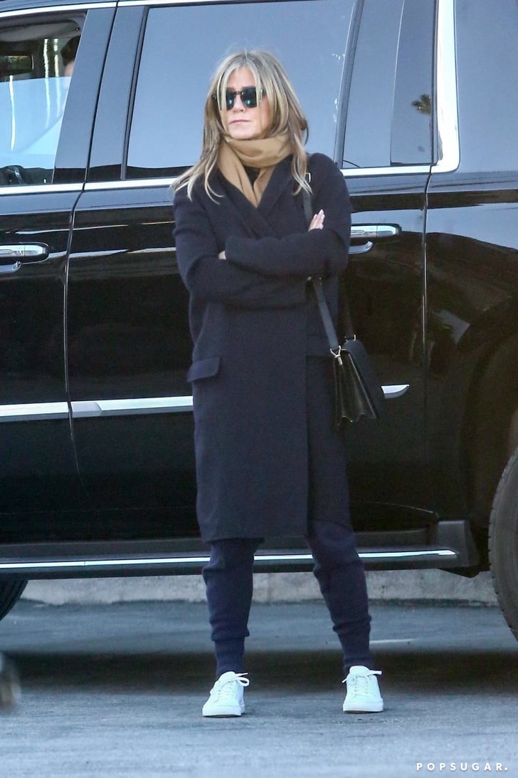 Jennifer Aniston's White Sneakers POPSUGAR Fashion Photo 3