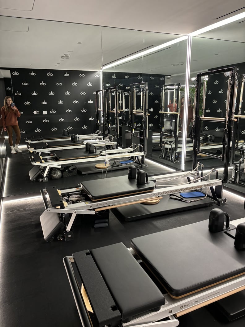 Reformer Pilates studio at Alo Gym