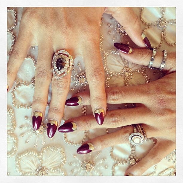 Nicole Richie previewed her dress underneath her nails and rings.
Source: Instagram user nicolerichie
Nicole Richie previewed her dress underneath her nails and rings.
Source: Instagram user nicolerichie