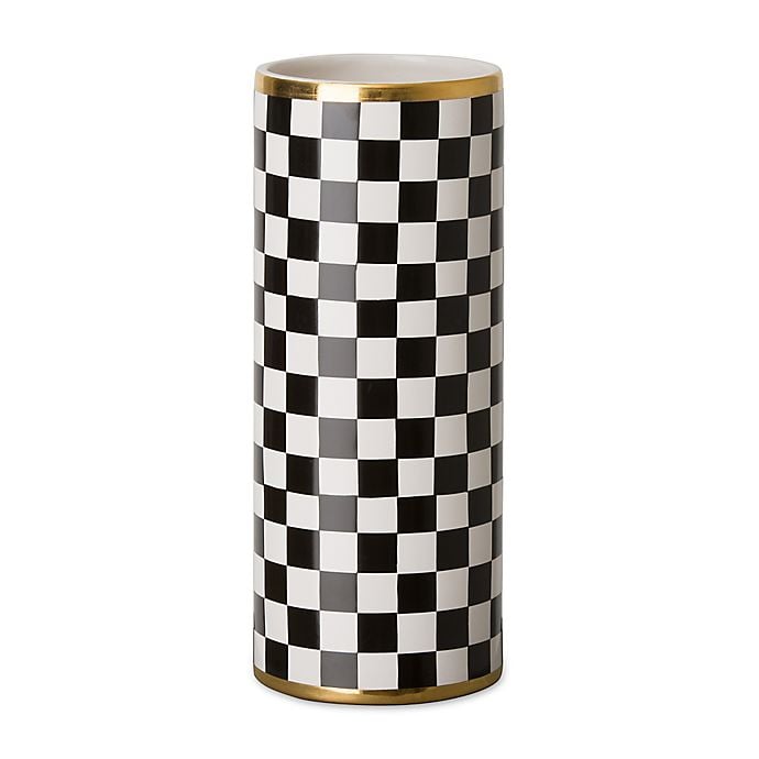 Emissary Torino Checker Vase