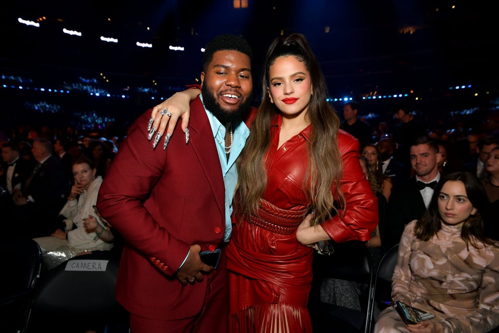 Khalid and Rosalía at the 2020 Grammys