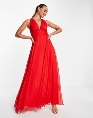 ASOS Design Drape Maxi Dress