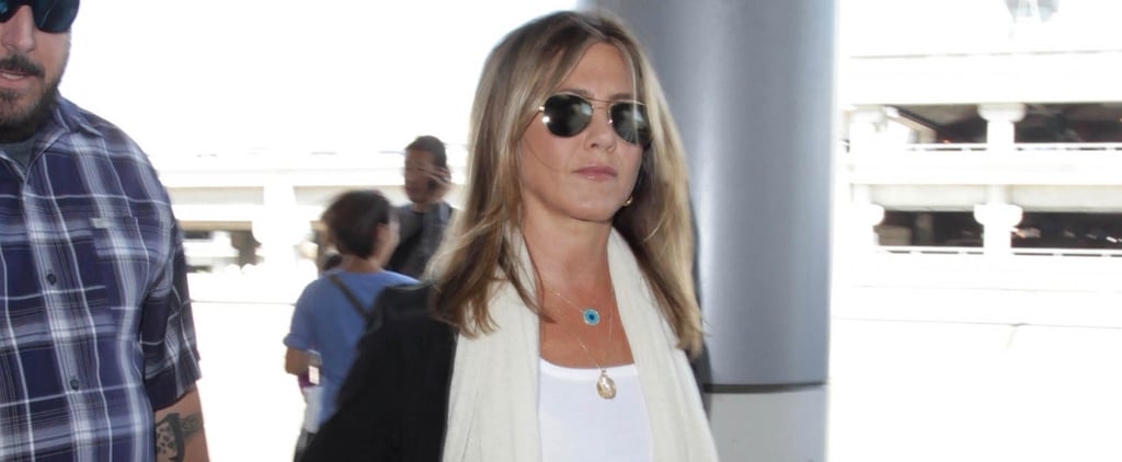 Jennifer Aniston Wearing a White Tank Top