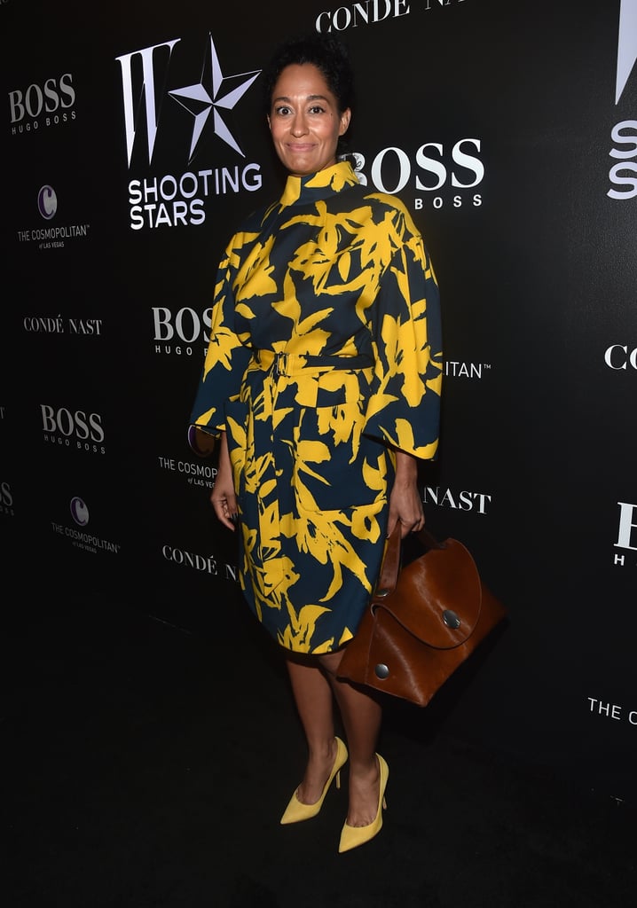 Tracee Ellis Ross went with a colorful ensemble for W's Shooting Stars exhibit.
