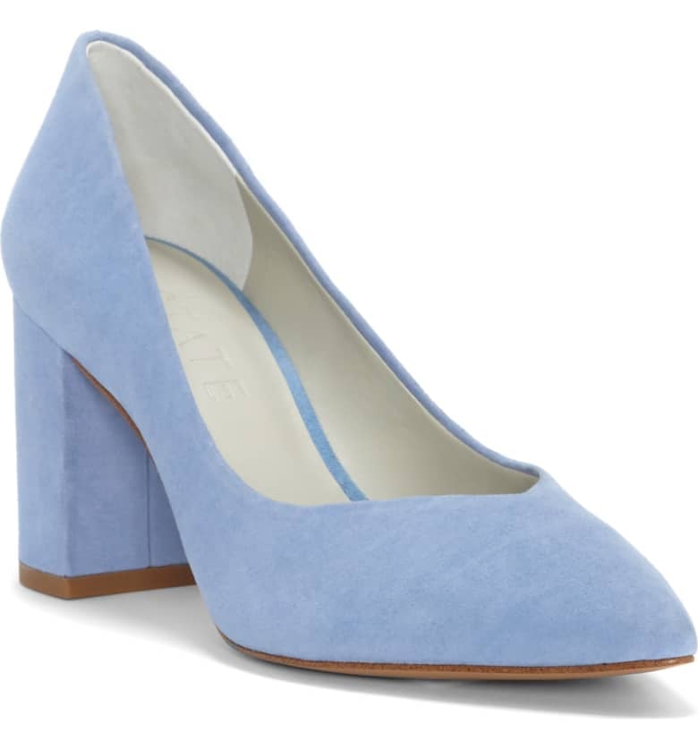 saffy block heel pump