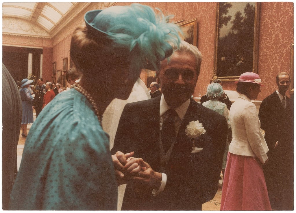 Princess Micheal of Kent chatted with another wedding guest.
Related:
The 50 Most Fascinating Facts About Princess Diana&apos;s Life