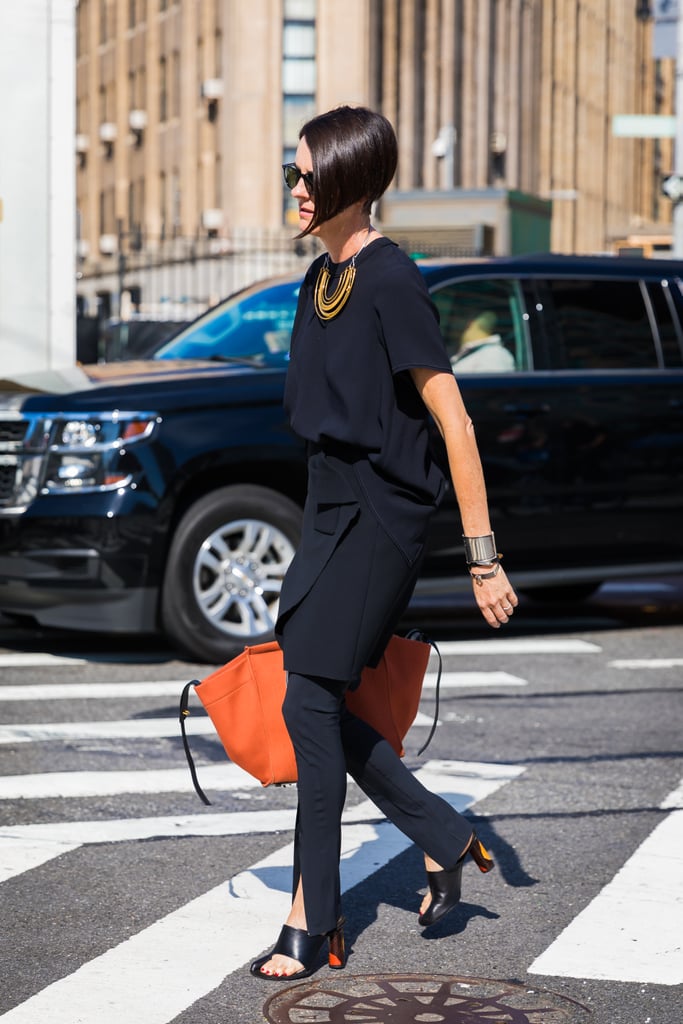 Stylish Ways To Wear Orange And Black Popsugar Fashion