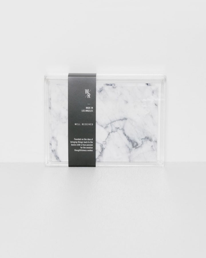 Marble Texture Stationary Set