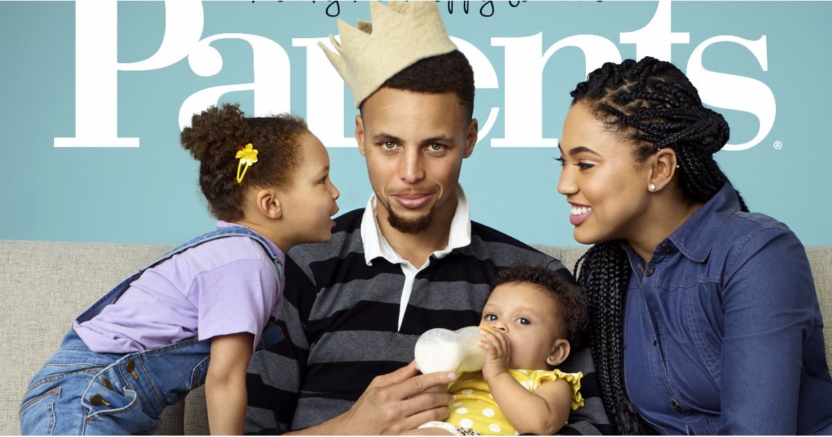 Steph and Ayesha Curry in Parents Magazine June 2016 POPSUGAR Celebrity