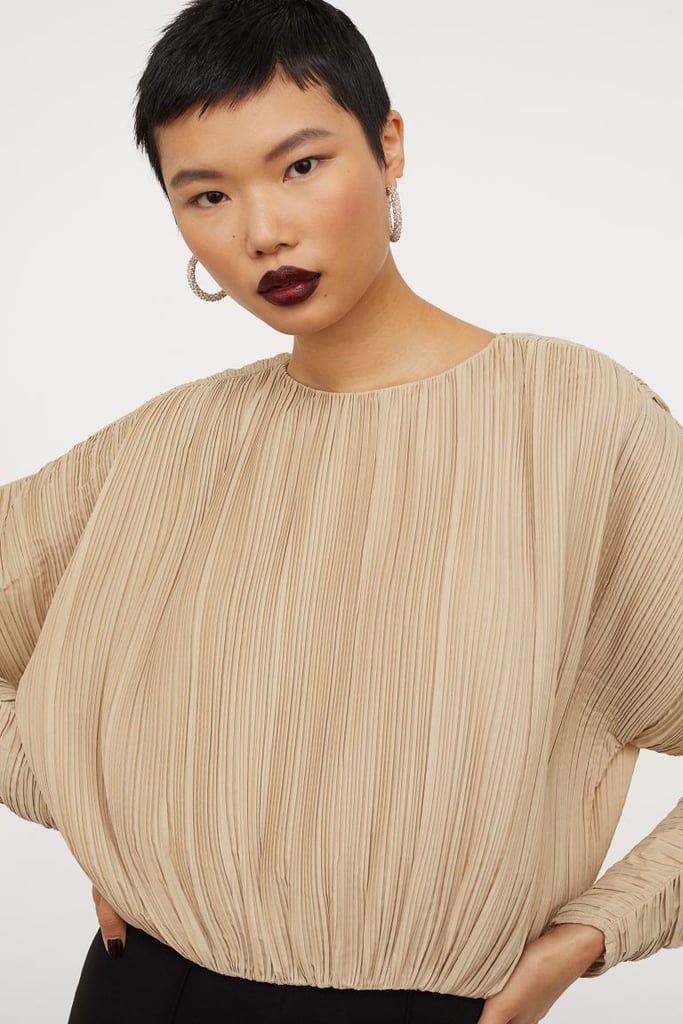 H&M Pleated Blouse