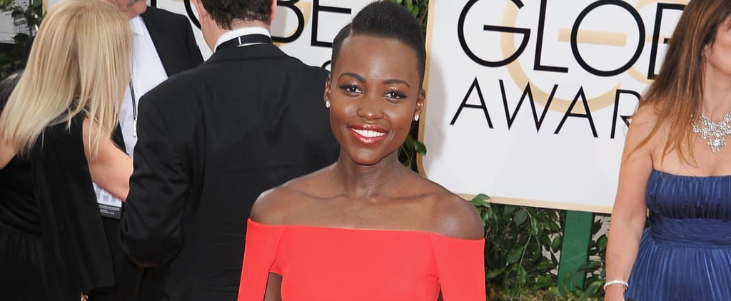 Lupita Nyong'o at the Golden Globes 2014