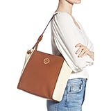 everly leather tote