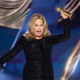 Jennifer Coolidge Says "Now Everyone's Inviting Me" to Parties in Golden Globes Speech