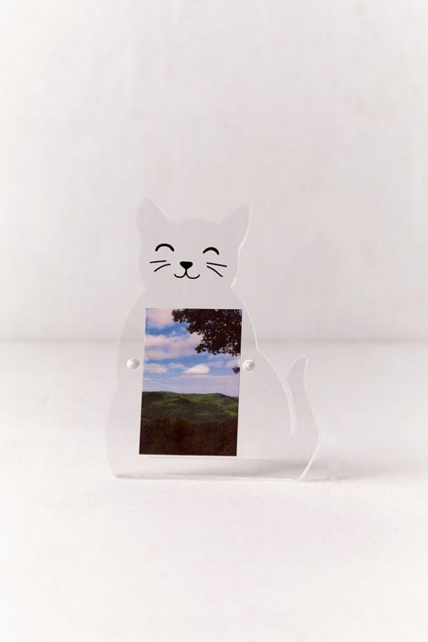 Acrylic Cat Picture Frame