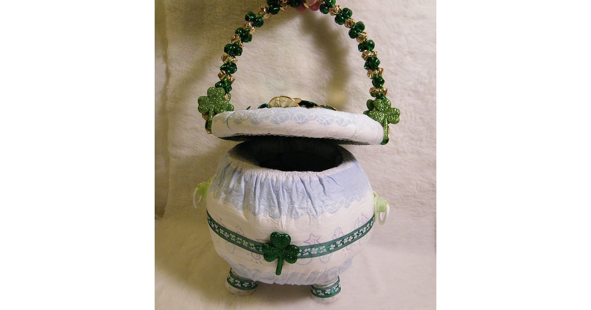 Pot Of Gold Diaper Cake Baby Shower Diaper Cakes