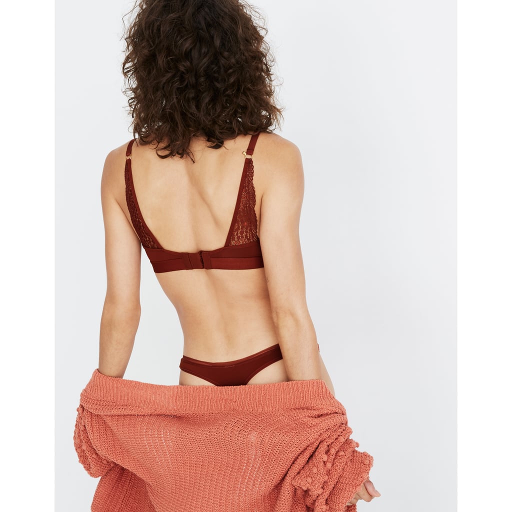 Madewell x Lively T-Shirt Bra and No-Show Thong