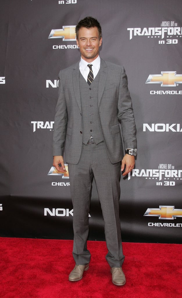 Josh suited up for the Transformers: Dark of the Moon premiere in NYC in June 2011.