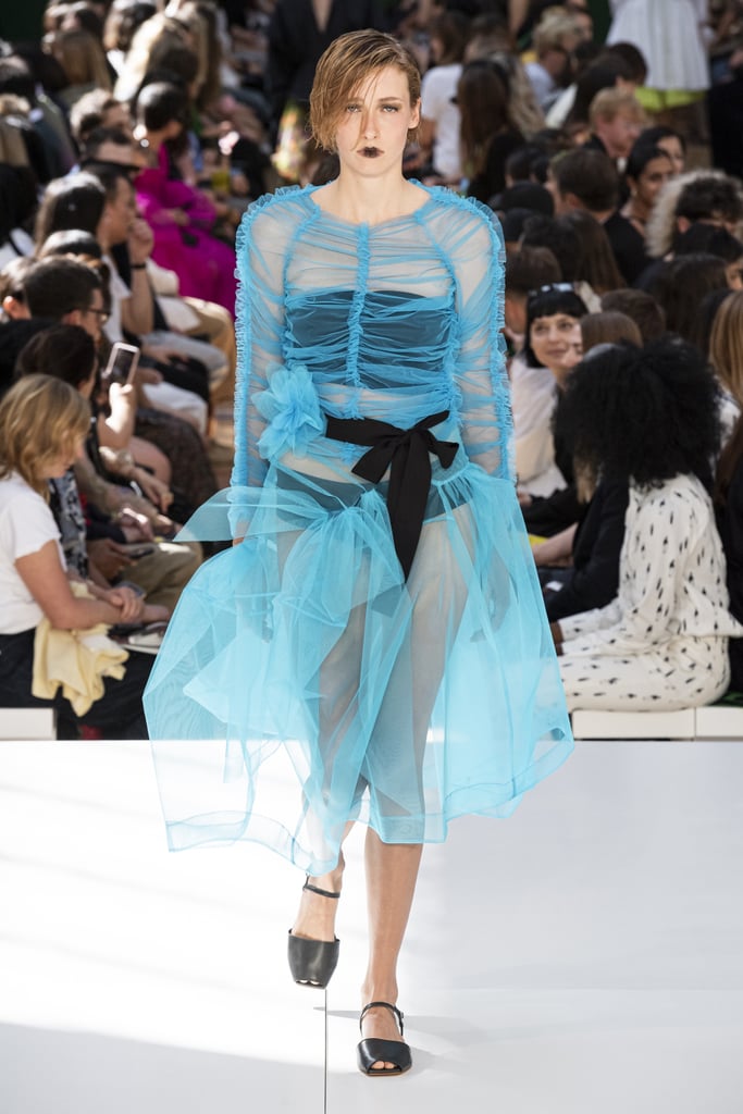 Sheer Shirts — Molly Goddard Spring 2020 | London Fashion Week Trends ...