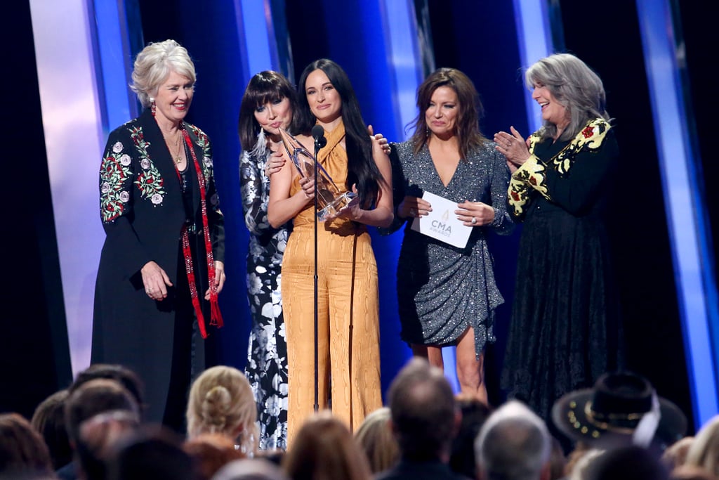 Janie Fricke, Pam Tillis, Kacey Musgraves, Martina McBride, and Kathy Mattea at the 2019 CMA Awards
