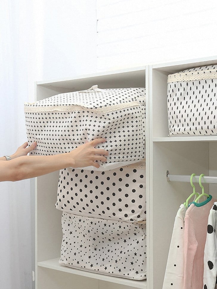 Random Pattern Dustproof Quilt Storage Bag Cheap Organisation