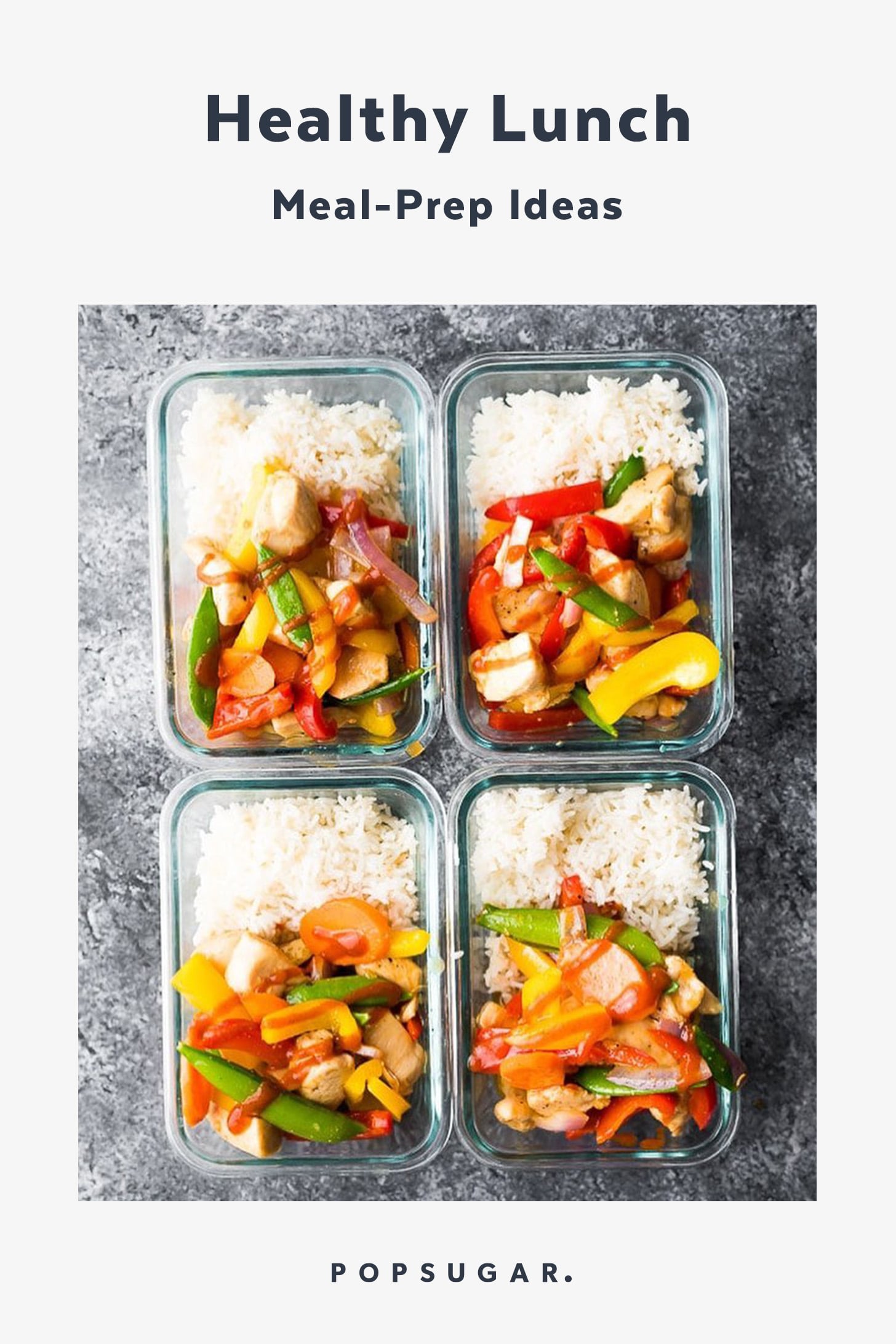 Healthy Lunch Meal Prep Ideas Popsugar Fitness