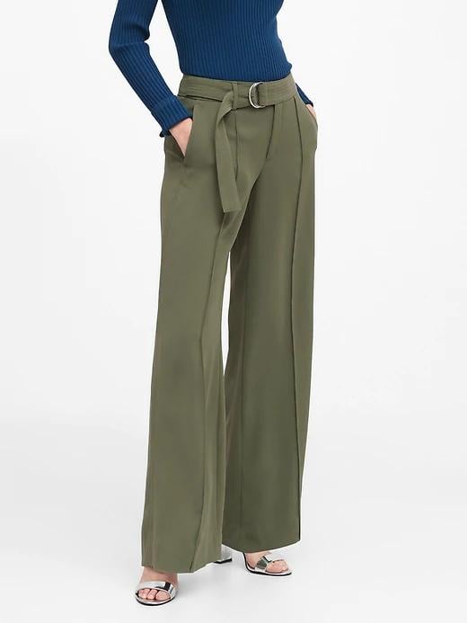 High-Rise Wide-Leg Utility Pant