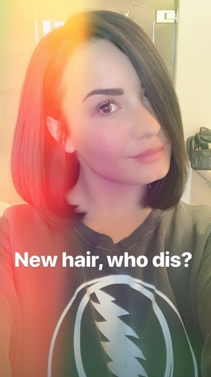 Demi Lovato Short Haircut April 2019 Popsugar Beauty