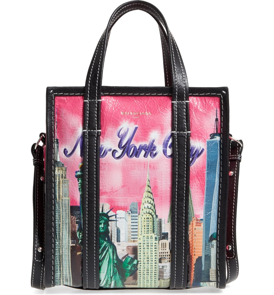 Balenciaga Bazar Small Printed Tote