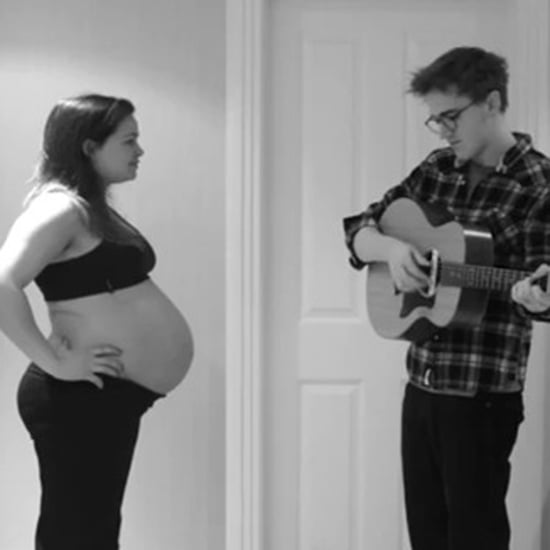 Dad Documents Wife's Pregnancy