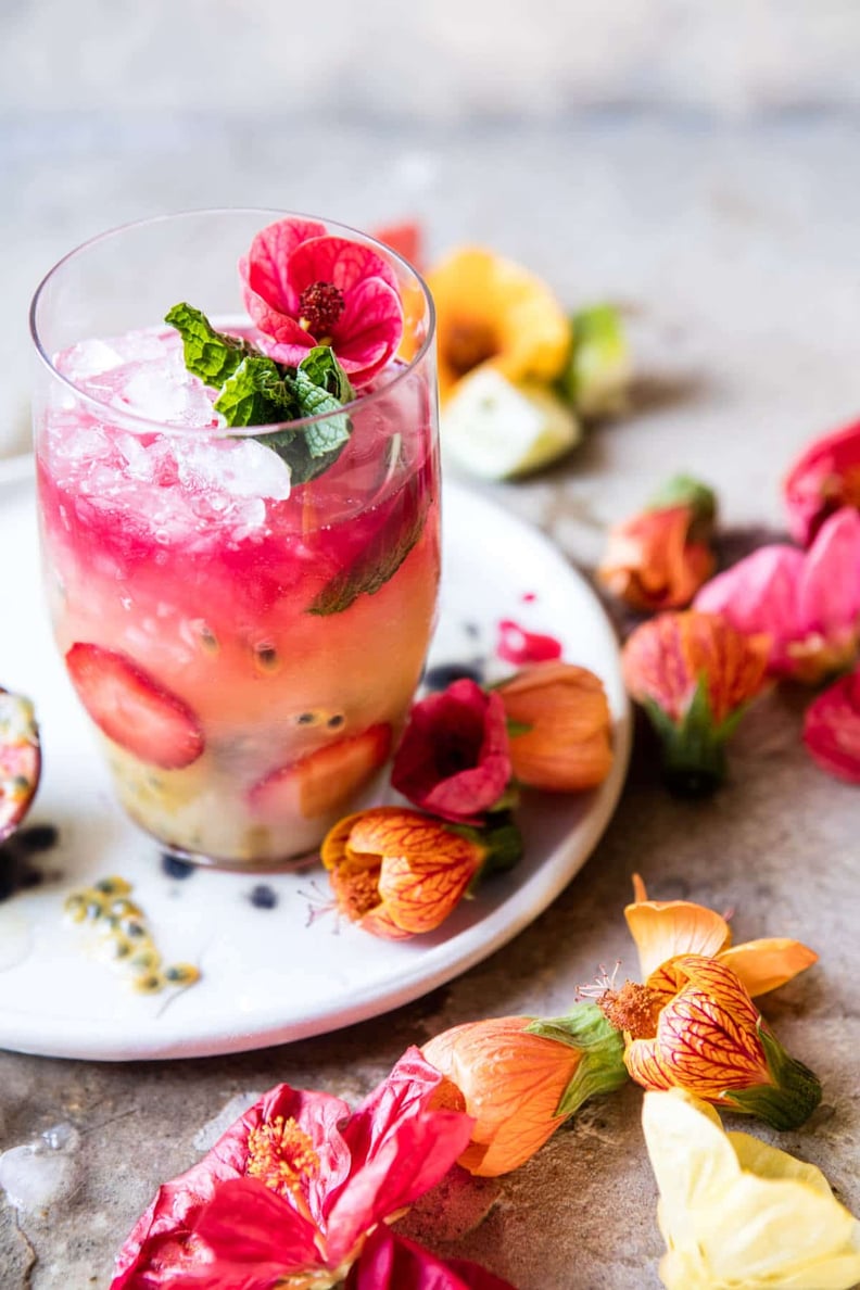 Tropical Strawberry Hibiscus Rum Smash