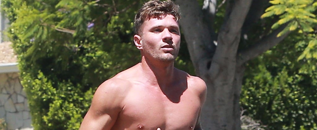 Ryan Phillippe Jogging Shirtless in LA Pictures