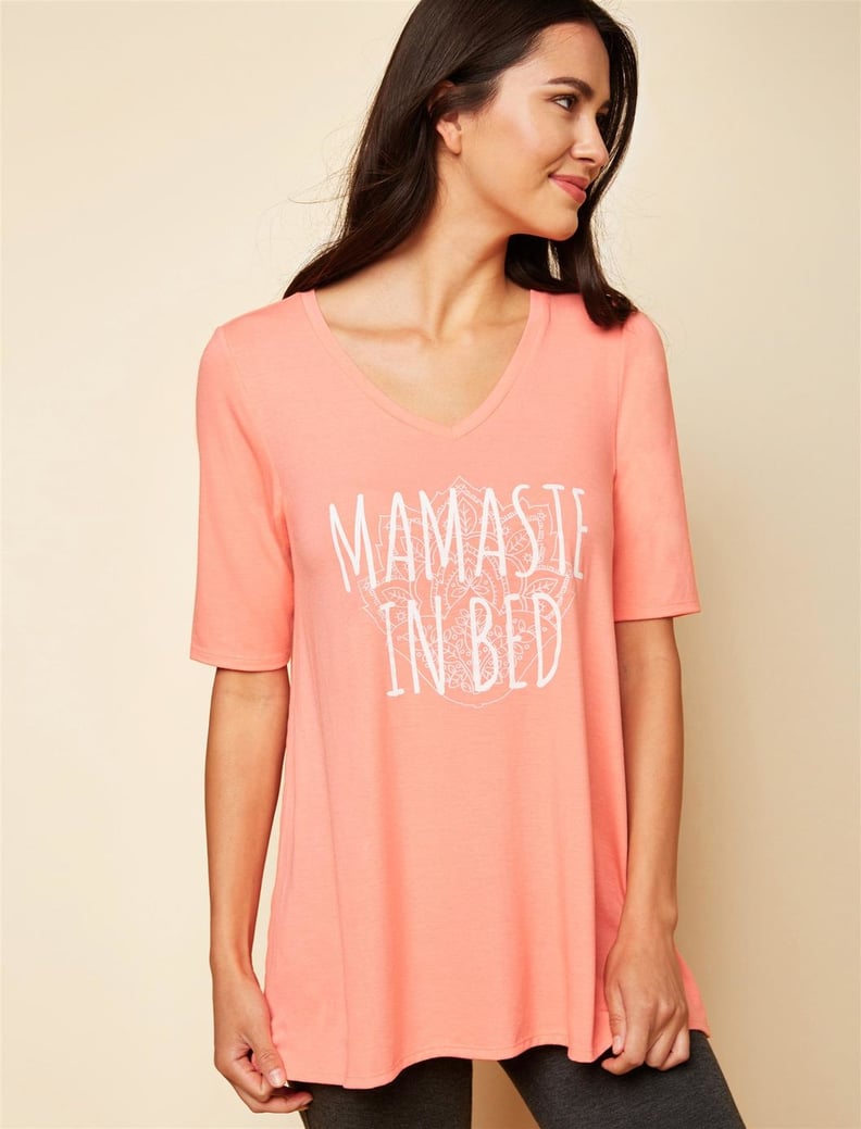 Motherhood Maternity Nursing Sleep Top