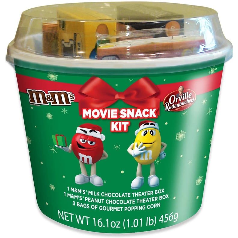 M&M Christmas Popcorn Bucket