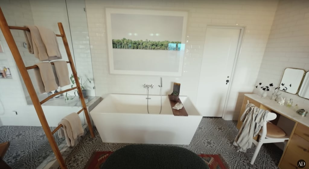 Troian Bellisario and Patrick J. Adams’s Primary Bath
