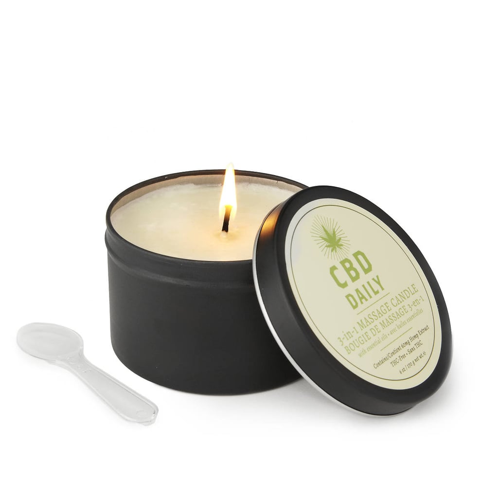 CBD Daily Massage Oil Candle | Gifts For Weed-Lovers | POPSUGAR Love